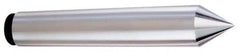 Royal Products - 1.748" Head Diam, High Speed Steel Standard Point Solid Dead Center - 5MT Morse Taper, 1.748" Point Diam, 8-1/2" OAL - Exact Industrial Supply