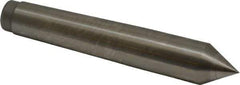 Royal Products - 0.7" Head Diam, High Speed Steel Standard Point Solid Dead Center - 2MT Morse Taper, 0.7" Point Diam, 4-3/16" OAL - Exact Industrial Supply