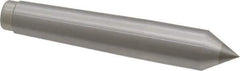 Royal Products - 0.7" Head Diam, Carbide-Tipped Steel Standard Point Solid Dead Center - 2MT Morse Taper, 0.7" Point Diam, 4-3/16" OAL - Exact Industrial Supply