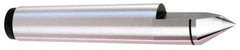 Royal Products - 1.748" Head Diam, Carbide-Tipped Steel Standard Point Half Dead Center - 5MT Morse Taper, 1.748" Point Diam, 8-1/2" OAL - Exact Industrial Supply