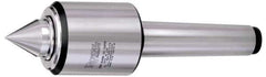 Royal Products - MT5 HD Taper Shank, 3.82" Head Diam 5,300 & 10,540 Lb Capacity Live Center - 3,000 Max RPM, 3.89" Head Length, 2" Point Diam, 2.31" Point Len, 5,240 Lb Max Workpc, 11-13/16" OAL, Standard Point - Exact Industrial Supply