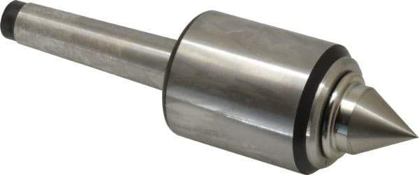 Royal Products - MT2 Taper Shank, 1-3/4" Head Diam 2,155 Lb Capacity Live Center - 6,000 Max RPM, 2.12" Head Length, 7/8" Point Diam, 1.07" Point Len, 885 Lb Max Workpc, 5-13/16" OAL, 3/8" Tip Diam, Standard Point - Exact Industrial Supply