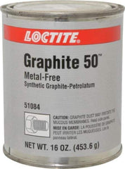 Loctite - 1 Lb Can General Purpose Anti-Seize Lubricant - Graphite, -29 to 482°C, Gray, Water Resistant - Exact Industrial Supply