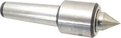 Royal Products - MT6 HD Taper Shank, 3.82" Head Diam 5,300 & 10,540 Lb Capacity Live Center - 3,000 Max RPM, 3.89" Head Length, 2" Point Diam, 2.31" Point Len, 5,240 Lb Max Workpc, 14" OAL, Standard Point - Exact Industrial Supply