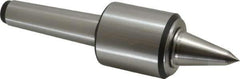 Royal Products - MT4 Taper Shank, 2.45" Head Diam 1,905 Lb Capacity Carbide Tipped Live Center - 12,000 Max RPM, 2.78" Head Length, 1-1/4" Point Diam, 2.35" Point Len, 525 Lb Max Workpc, 9-5/8" OAL, 1/2" Tip Diam, Long Point - Exact Industrial Supply