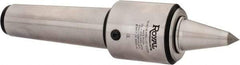 Royal Products - MT5 Taper Shank, 2.45" Head Diam 1,905 Lb Capacity Carbide Tipped Live Center - 12,000 Max RPM, 2.78" Head Length, 1-1/4" Point Diam, 2.35" Point Len, 525 Lb Max Workpc, 10-3/4" OAL, 1/2" Tip Diam, Long Point - Exact Industrial Supply