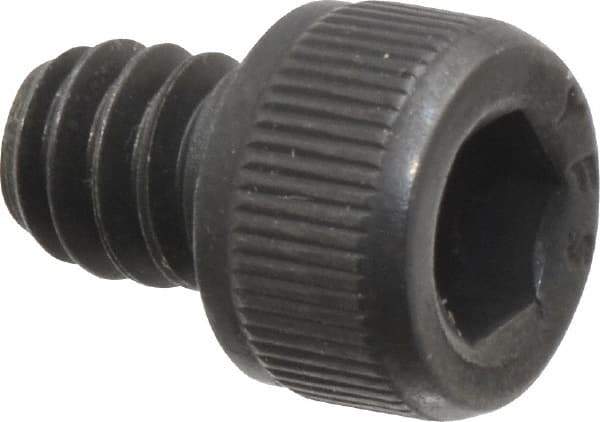 Value Collection - #10-24 UNC Hex Socket Drive, Socket Cap Screw - Alloy Steel, Black Oxide Finish, Fully Threaded, 1/4" Length Under Head - Exact Industrial Supply