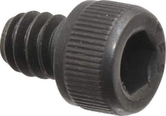 Value Collection - #10-24 UNC Hex Socket Drive, Socket Cap Screw - Alloy Steel, Black Oxide Finish, Fully Threaded, 1/4" Length Under Head - Exact Industrial Supply