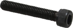 Value Collection - #10-32 UNF Hex Socket Drive, Socket Cap Screw - Alloy Steel, Black Oxide Finish, Fully Threaded, 1-1/8" Length Under Head - Exact Industrial Supply
