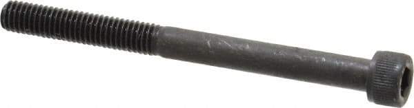 Value Collection - #10-32 UNF Hex Socket Drive, Socket Cap Screw - Alloy Steel, Black Oxide Finish, Partially Threaded, 2-1/4" Length Under Head - Exact Industrial Supply