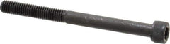 Value Collection - #10-32 UNF Hex Socket Drive, Socket Cap Screw - Alloy Steel, Black Oxide Finish, Partially Threaded, 2-1/4" Length Under Head - Exact Industrial Supply