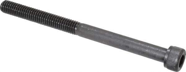 Value Collection - #10-32 UNF Hex Socket Drive, Socket Cap Screw - Alloy Steel, Black Oxide Finish, Partially Threaded, 2-1/2" Length Under Head - Exact Industrial Supply
