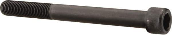 Value Collection - 3/8-24 UNF Hex Socket Drive, Socket Cap Screw - Alloy Steel, Black Oxide Finish, Partially Threaded, 3-3/4" Length Under Head - Exact Industrial Supply