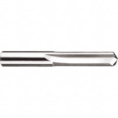 SGS - 15/32", 140° Point, Solid Carbide Straight Flute Drill Bit - Exact Industrial Supply