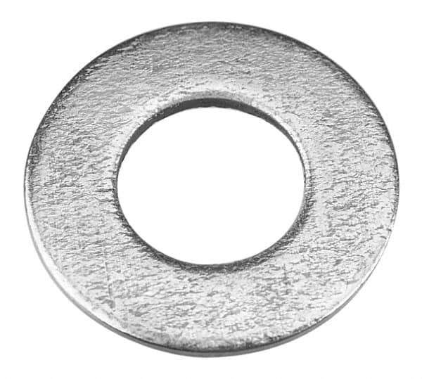 Value Collection - 5/16" Screw, Steel SAE Flat Washer - 11/32" ID x 11/16" OD, 1/16" Thick, Zinc-Plated Finish - Exact Industrial Supply