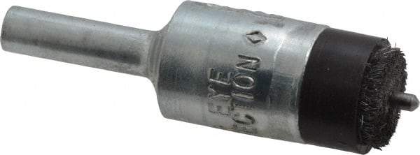 Osborn - 1/2" Brush Diam, End Brush - 1/4" Diam Shank, 3/32" Pilot Diam, 25,000 Max RPM - Exact Industrial Supply