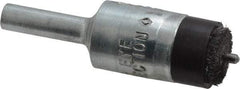 Osborn - 1/2" Brush Diam, End Brush - 1/4" Diam Shank, 3/32" Pilot Diam, 25,000 Max RPM - Exact Industrial Supply