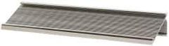 Gravotech - 8 Inch Long x 2 Inch High, Aluminum Desk Plate Holder - Silver - Exact Industrial Supply