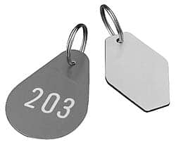 Gravotech - Safety & Facility Tags Message Type: Lettered Tag Material Type: Plastic - Exact Industrial Supply