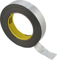 3M - 36 Yd Long x 1" Wide, Series 363, Silver Aluminum Tape - 7.3 mil Thick, 135 Lb/In Tensile Strength - Exact Industrial Supply