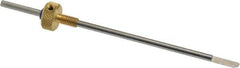 Gravotech - 1/8 Inch Shank Diameter, 0.09 Inch Tip Size, Carbide, Engraving Cutter - Use on Plastics - Exact Industrial Supply