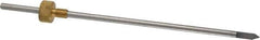 Gravotech - 11/64 Inch Shank Diameter, 0.03 Inch Tip Size, Carbide, Engraving Cutter - Use on Plastics - Exact Industrial Supply