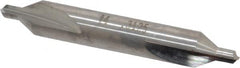 SGS - #4 Plain Cut 60° Incl Angle Solid Carbide Combo Drill & Countersink - Exact Industrial Supply