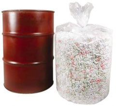 Made in USA - 5 Gal, 4 mil, LDPE Drum Liner - 19" Diam, 15" High, Flexible Liner - Exact Industrial Supply