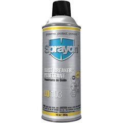 Sprayon - 10 oz Aerosol Penetrant - Light Amber, -20°F to 550°F, Food Grade - Exact Industrial Supply