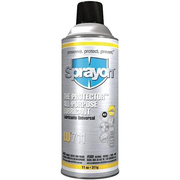 Sprayon - 16 oz Aerosol Penetrant/Lubricant - Light Amber, -20°F to 500°F, Food Grade - Exact Industrial Supply
