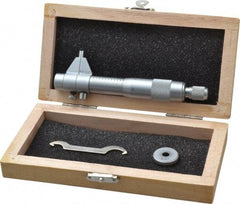 Value Collection - 0.2 to 1.2", Mechanical Inside Micrometer - 0.001" Graduation, 0.001" Accuracy, Ratchet Stop Thimble - Exact Industrial Supply