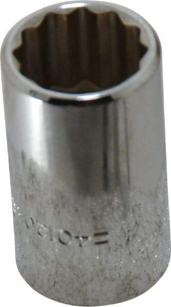 Blackhawk by Proto - 5/8", 1/2" Drive, Standard Hand Socket - 12 Points, 1-1/2" OAL, Chrome Finish - Exact Industrial Supply