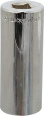 Blackhawk by Proto - 15/16", 1/2" Drive, Deep Hand Socket - 12 Points, 3-1/8" OAL, Chrome Finish - Exact Industrial Supply