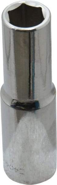 Blackhawk by Proto - 1/2", 1/2" Drive, Deep Hand Socket - 6 Points, 3-3/32" OAL, Chrome Finish - Exact Industrial Supply