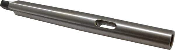 Interstate - MT1 Inside Morse Taper, MT2 Outside Morse Taper, Extension Morse Taper to Morse Taper - 6-1/4" OAL, Medium Carbon Steel, Hardened & Ground Throughout - Exact Industrial Supply