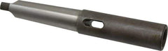 Interstate - MT3 Inside Morse Taper, MT4 Outside Morse Taper, Extension Morse Taper to Morse Taper - 9-1/2" OAL, Medium Carbon Steel, Hardened & Ground Throughout - Exact Industrial Supply