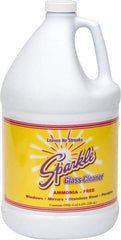 Made in USA - 1 Gal Bottle Unscented Glass Cleaner - Use on Glass Surfaces, Plexiglass - Exact Industrial Supply