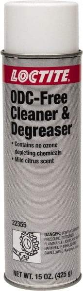 Loctite - 15 oz Aerosol Cleaner/Degreaser - Aerosol, Hydrocarbon-Based, Unscented - Exact Industrial Supply