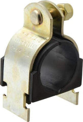 ZSI - 1-1/2" Pipe, Tube Clamp with Cushion - Dichromate - Exact Industrial Supply