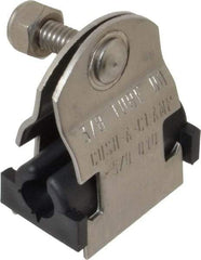 ZSI - 3/8" Pipe, Tube Clamp with Cushion - Exact Industrial Supply
