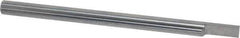 Accupro - 1/4 Inch Diameter, 4 Inch Overall Length, 3/8 Inch Split Length, Solid Carbide, Squared Split End Carbide Blank - Single End - Exact Industrial Supply
