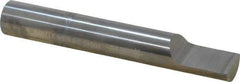 Accupro - 3/8 Inch Diameter, 2-1/2 Inch Overall Length, 1/2 Inch Split Length, Solid Carbide, Squared Split End Carbide Blank - Single End - Exact Industrial Supply