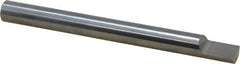 Accupro - 3/8 Inch Diameter, 4 Inch Overall Length, 1/2 Inch Split Length, Solid Carbide, Squared Split End Carbide Blank - Single End - Exact Industrial Supply