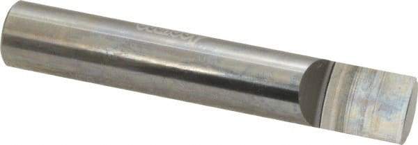 Accupro - 1/2 Inch Diameter, 3 Inch Overall Length, 5/8 Inch Split Length, Solid Carbide, Squared Split End Carbide Blank - Single End - Exact Industrial Supply