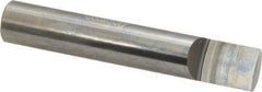 Accupro - 1/2 Inch Diameter, 3 Inch Overall Length, 5/8 Inch Split Length, Solid Carbide, Squared Split End Carbide Blank - Single End - Exact Industrial Supply