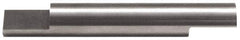 Accupro - 5/16 Inch Diameter, 2-1/2 Inch Overall Length, 1/2 Inch Split Length, Solid Carbide, Squared Split End Carbide Blank - Double End - Exact Industrial Supply