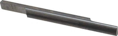 Accupro - 1/4 Inch Diameter, 2-1/2 Inch Overall Length, 3/8 Inch Split Length, Solid Carbide, Squared Split End Carbide Blank - Double End - Exact Industrial Supply