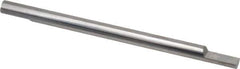 Accupro - 1/4 Inch Diameter, 4 Inch Overall Length, 3/8 Inch Split Length, Solid Carbide, Squared Split End Carbide Blank - Double End - Exact Industrial Supply