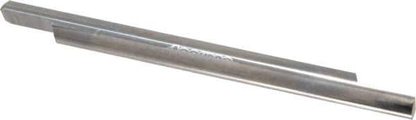 Accupro - 5/16 Inch Diameter, 4 Inch Overall Length, 1/2 Inch Split Length, Solid Carbide, Squared Split End Carbide Blank - Double End - Exact Industrial Supply