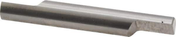 Accupro - 3/8 Inch Diameter, 2-1/2 Inch Overall Length, 1/2 Inch Split Length, Solid Carbide, Squared Split End Carbide Blank - Double End - Exact Industrial Supply